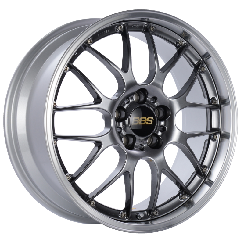 BBS RS909EDBPK RS-GT 18x8.5 5x120 ET38 CB72.5 Diamond Black Center Diamond Cut Lip Wheel