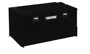 Tradesman 76648 Steel L-Shape Liquid Storage Tank Combo (48in. / 80 Gallon Capacity) - Blk
