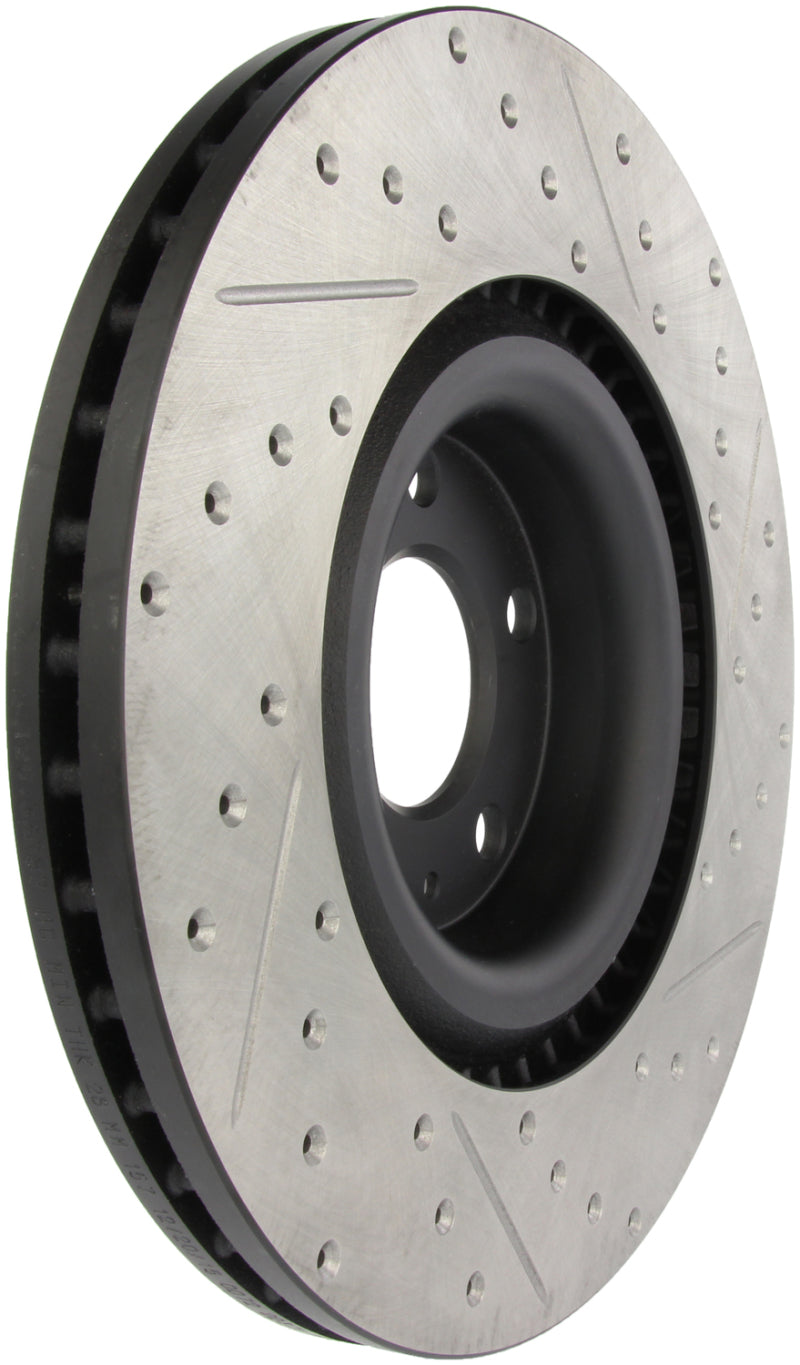 Stoptech 127.33087R Slotted & Drilled Sport Brake Rotor