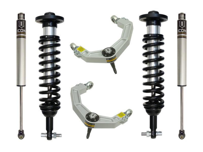 ICON K93062 2014 fits Ford F-150 4WD 0-2.63in Stage 2 Suspension System w/Billet Uca