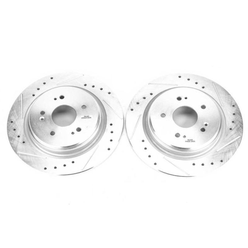 PowerStop fits Acura 15-19 TLX Rear Evolution Drilled & Slotted Rotors - Pair