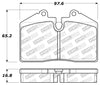Stoptech 309.0609 Performance ST-40 4 Piston Front Caliper Brake Pads