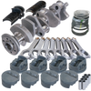 Eagle 12013040 fits Chevy 350 3.875in Crank 6.000in H-Beam Stroker Rods -5cc 4.040in Pistons Rotating Assembly