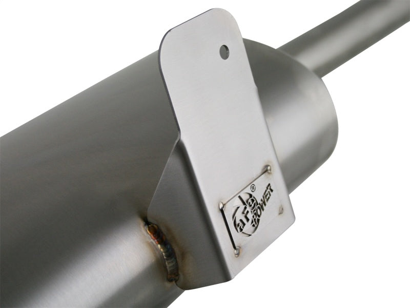 AFE 49-36312-P rce XP Exhaust Cat-Back 2.5in Dia SS-304 Polished Tips 07-13 fit