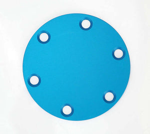 NRG STR-250BL Horn Delete Plate Laser Logo - Blue
