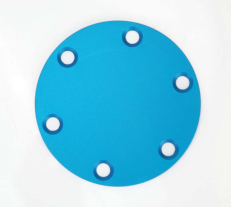 NRG STR-250BL Horn Delete Plate Laser Logo - Blue