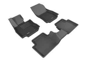 3D MAXpider 2017-2020 fits Kia Sportage Kagu 2nd Row Floormats - Gray