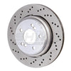 SHW Performance BRL42833 SHW 06-08 fits BMW Z4 3.2L Left Rear Cross-Drilled Lightweight Brake Rotor (34212282303)
