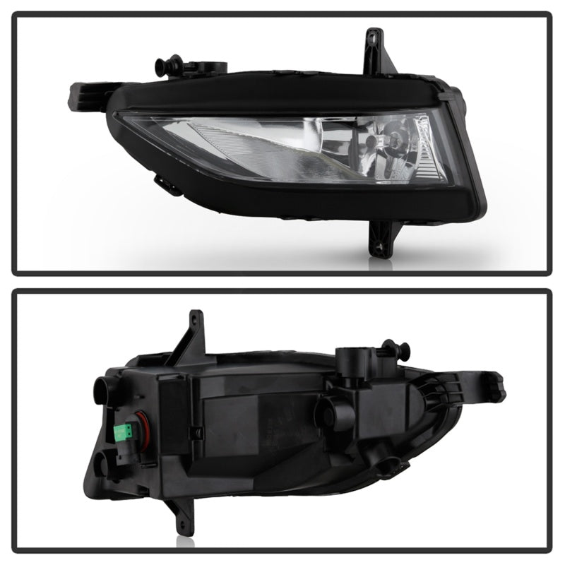 Spyder 5087164 fits VW Jetta OEM Style Fog Lights w/Universal Switch - Clear (F
