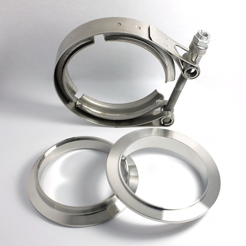 Stainless Bros 603-04510-0002 1.75in 304SS V-Band Assembly - 2 Flanges/1 Clamp