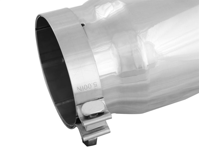 AFE 49T50604-P12 sal Bolt On Exhaust Tip Polished 5in Inlet x 6in Outlet x 12in