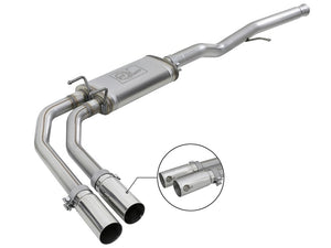 AFE 49-44098-P Series 3in-2.5in 409 SS Cat-Back Exhaust 09-18 fits GM Silverado