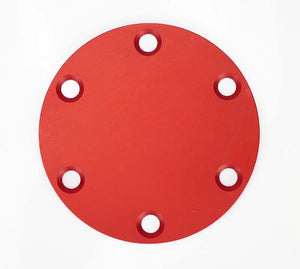 NRG STR-250RD Horn Delete Plate Laser Logo - Red