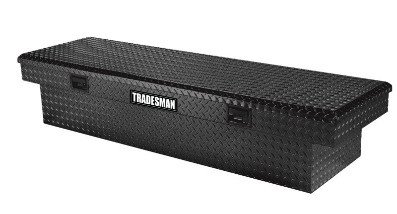 Tradesman 7111000 Aluminum Economy Cross Bed Truck Tool Box (70in./Front Opening) - Blk