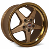 Race Star 92-850145BZ 92 Drag Star Bracket Racer 18x5 5x4.50bc 2.00bs Bronze Wheel