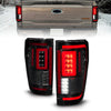 ANZO 311476 fits Ford 21-23 F-150 LED Taillights Seq. Signal w/BLIS Cover - Smoke Blk (For Factory Halogen ONLY)