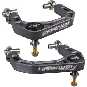 Camburg CAM-110214-GRY fits Ford Bronco 21-23 KINETIK V2 Performance Billet Uniball Upper Arms