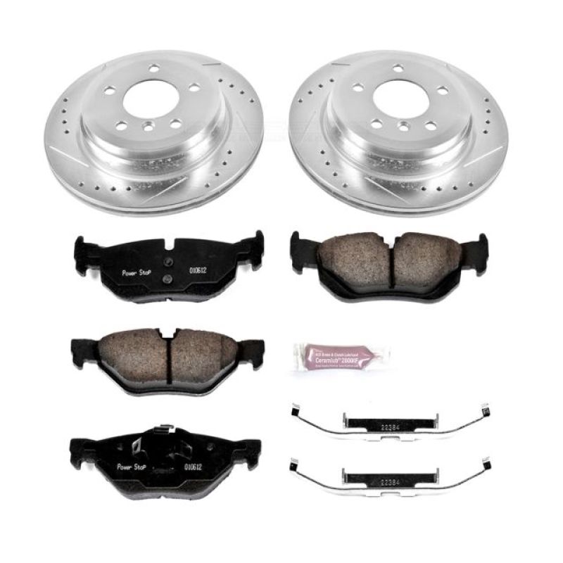 PowerStop K5980 fits BMW 11-13 328i Rear Z23 Evolution Sport Brake Kit