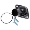 Edelbrock 48093 fits Chevy 15 Deg. Water Neck Steel - Black