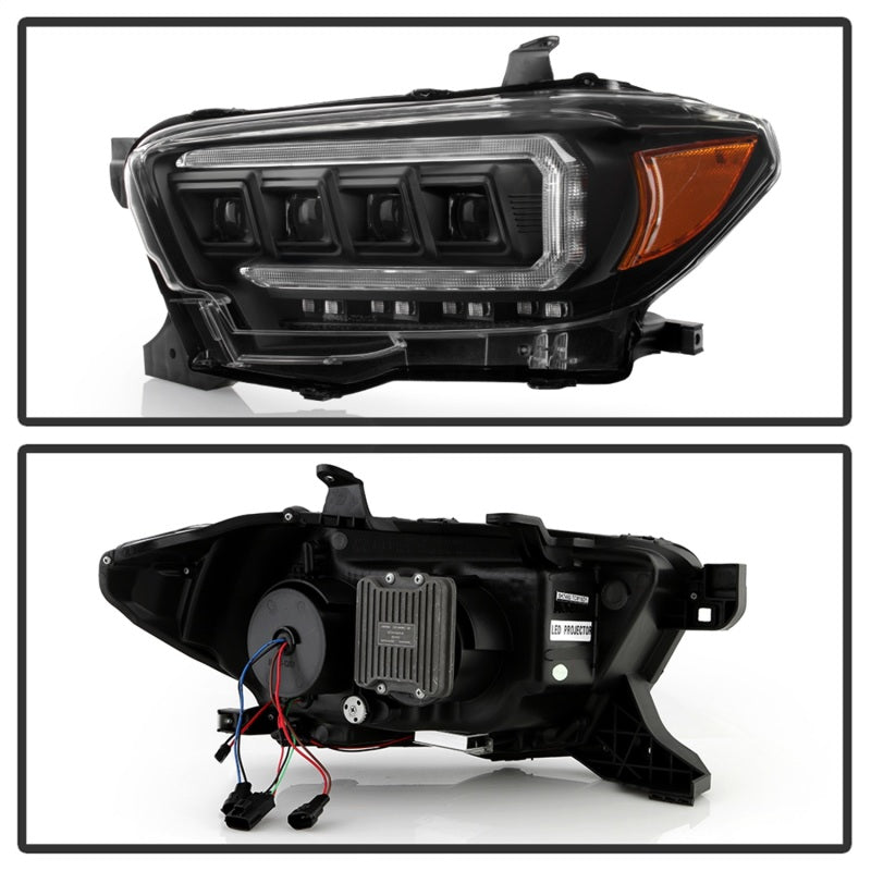 Spyder 5088376 fits Toyota 16-20 Tacoma Halogen Model Only High-Power LED Headl