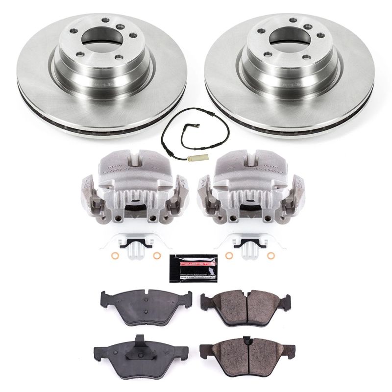 PowerStop KCOE3077 2006 fits BMW 330i Front Autospecialty Brake Kit w/Calipers
