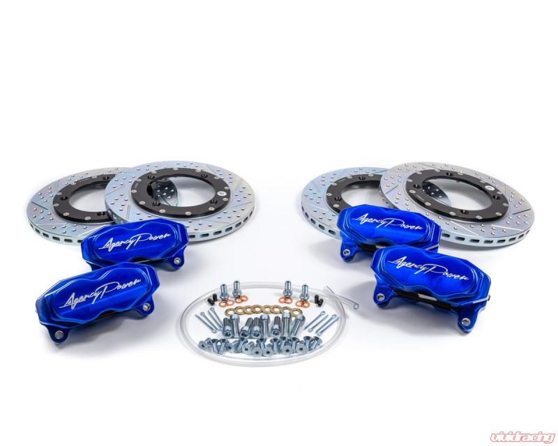 Agency Power AP-BRP-X3-460-BLU Big Brake Kit Front and Rear Blue Ice fits Can-Am 14-18 Maverick X3 Turbo