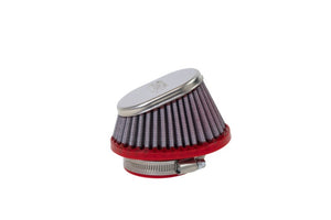 BMC FBPF50-70SC Conical Carburetor Filter w/Chrome Top - Center 50mm Inlet / 65