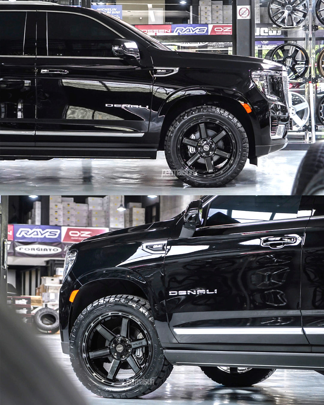 4PLAY 4P63-22100-6D55-18BBT Gen3 22x10 6x135mm & 6x5.5" -18et in Brushed Black