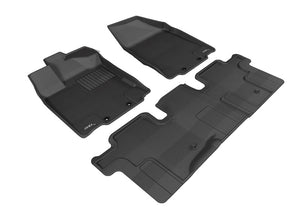 3D MAXpider 2016-2018 fits Hyundai Tucson Kagu 1st Row Floormat - Black