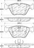 Stoptech 305.0946 Street Select Brake Pads w/Hardware - Front