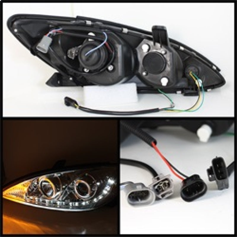 Spyder 5042781 fits Toyota 02-06 Camry Projector Headlights DRL Chrome High H1
