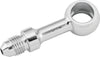 Twin Power 35960 Chrome Brake Fitting 7/16 Inch X AN3 Straight Banjo Adaptor