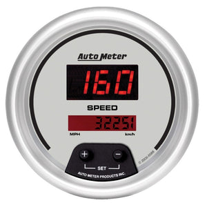 AutoMeter 6588 Autometer Ultra-Lite 3 3/8in 160 MPH Digital Speedo Gauge