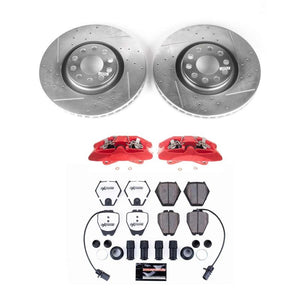 Power Stop KC886-26 00-02 fits Audi S4 Front Z26 Street Kit w/Cals
