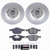 Power Stop 10-13 Ford Transit Connect Front Z23 Coated Brake Kit