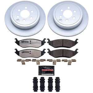 Power Stop 2003 Dodge Durango Rear Z36 Coated Truck & Tow Brake Kit