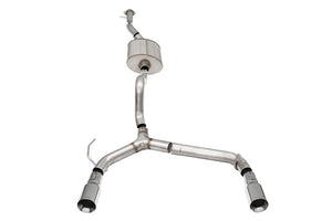 CORSA Performance 21210 Corsa 21-25 fits Ford Bronco 2.7L 4-Door 2.75in Cat-Back Dual Rear Exhaust w/4in Straight-Cut Polish Tips