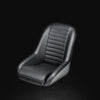 OMP HA0-0756-A01-071 Silverstone Series New Vintage Seats w/ Steel Frame/Imitation Leather - Black