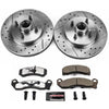 PowerStop K1279-26 87-93 fits Ford Mustang Front Z26 Street Warrior Brake Kit