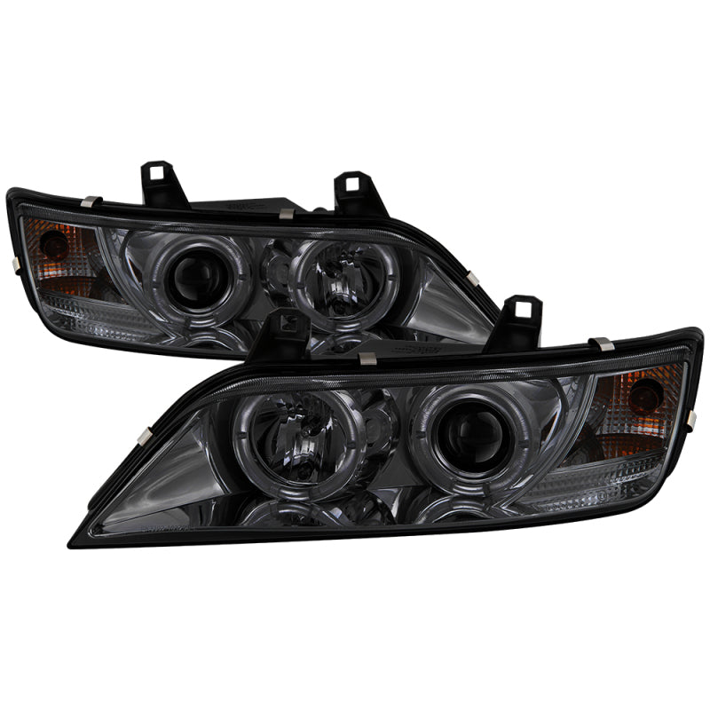 Spyder 5009104 fits BMW 96-02 Z3 Projector Headlights LED Halo Smoke High H1 Lo