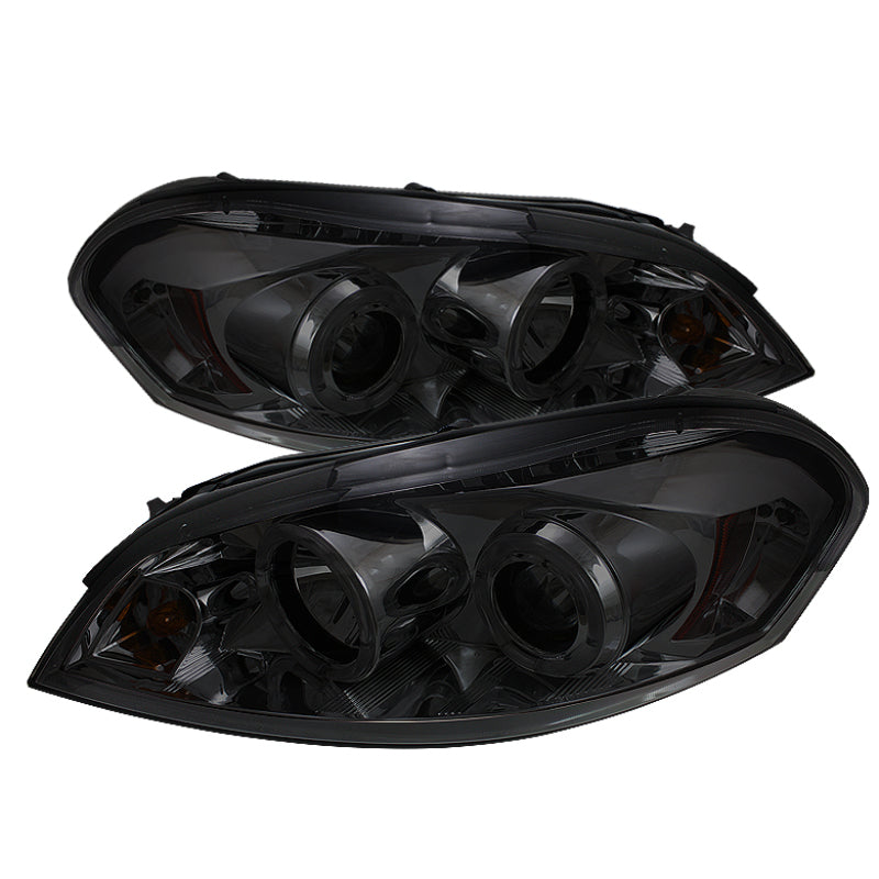 Spyder 5031723 fits Chevy 06-13 Impala Projector Headlights LED Halo LED Smke P