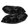 Spyder 5031723 fits Chevy 06-13 Impala Projector Headlights LED Halo LED Smke P