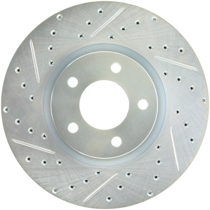 Stoptech 227.45078R 07-13 Mazdaspeed3 Sport Slotted & Drilled Front Right Rotor