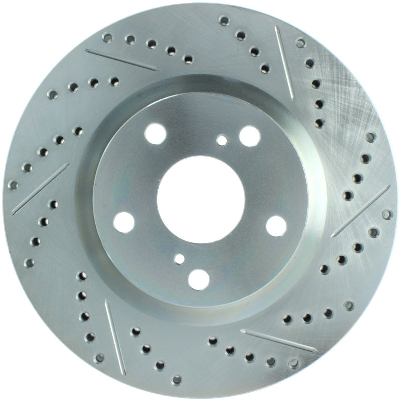 Stoptech 227.44146L Select Sport 11-16 fits Toyota Avalon/ 11-17 Camry SportStop Slotted & Drilled Left Front Rotor