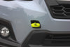 Perrin PSP-BDY-237NY 2022 fits Subaru WRX / 18-21 Crosstrek / 14-21 Forester Tow Hook Kit (Front) - Neon Yellow