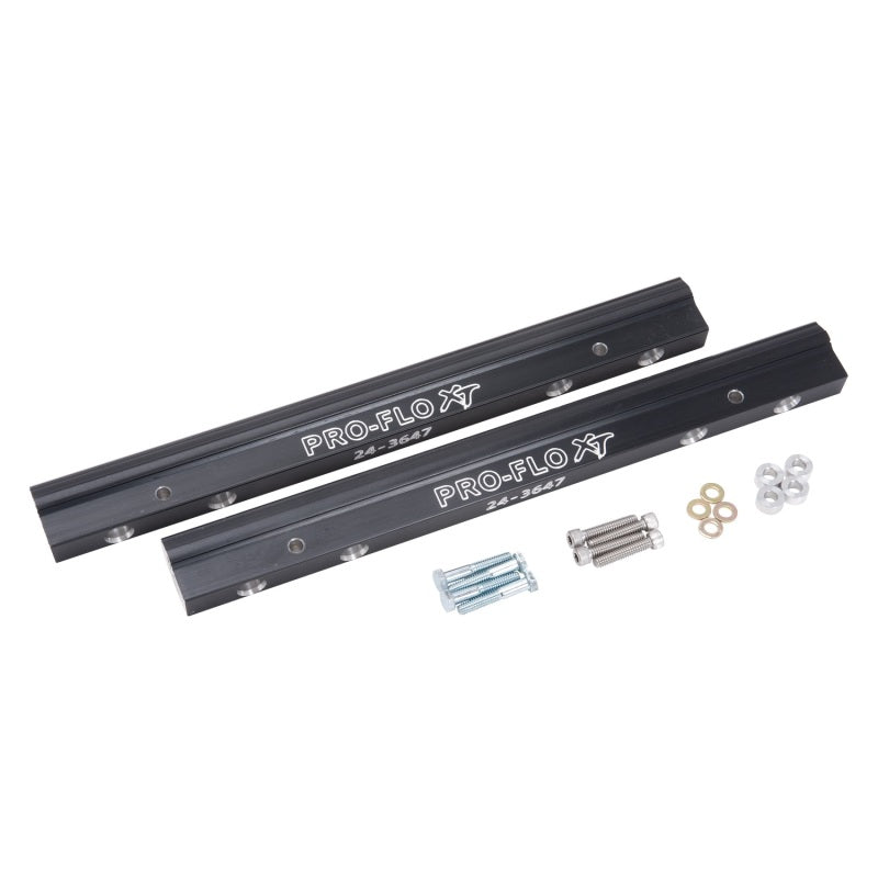 Edelbrock 3658 EFI Fuel Rail Kit BB fits Chevy Pro-Flo XT -8 An for Use w/ 7136