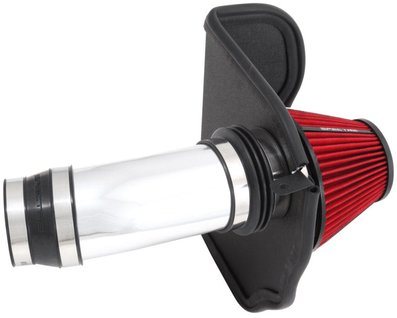Spectre 9003 11-14 fits Challenger/Charger V8-6.4L F/I Air Intake Kit - Polished w/Red Filter