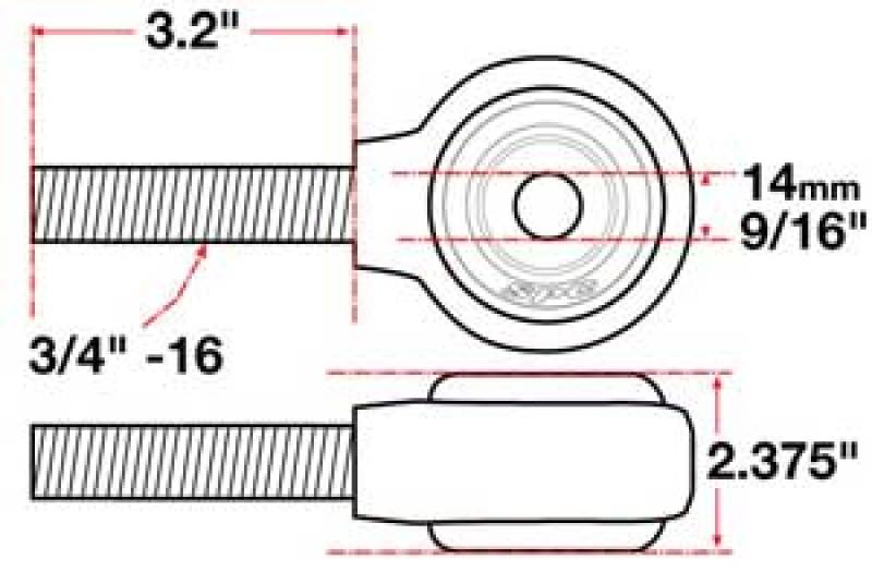 SPC Performance 15734 XAXIS Rod End Ball Joint