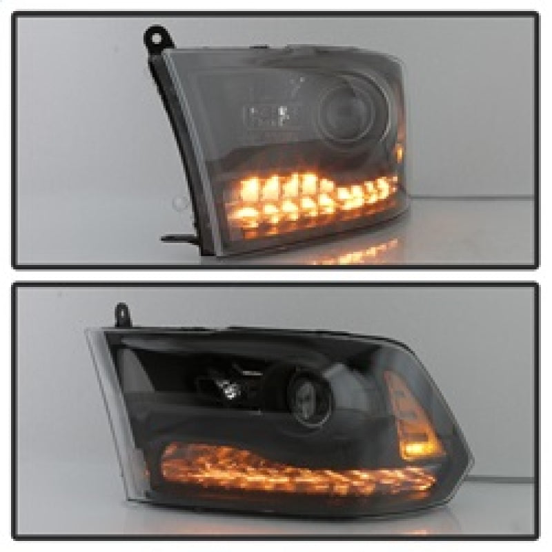 xTune 9040238 fits Dodge Ram 13-17 ( w/ Factory Projector LED) Projector Headli