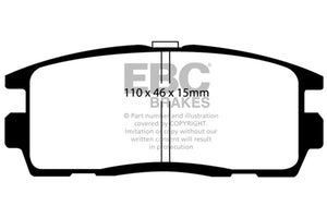 EBC UD1275 10+ fits Chevrolet Equinox 2.4 Ultimax2 Rear Brake Pads